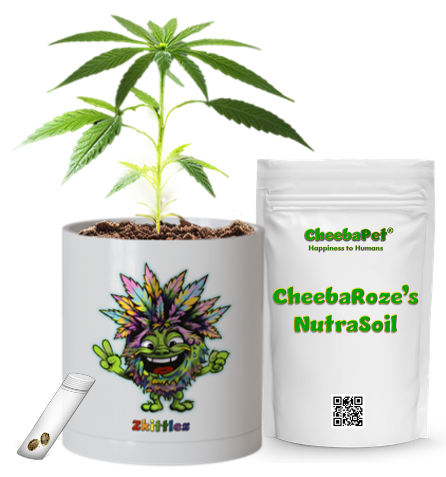 CheebaPet Planter Kit - Alpha Collection - Zkittlez