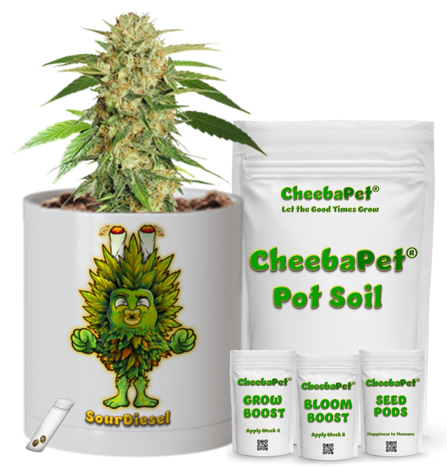 CheebaPet Planter Kit - Alpha Collection - SourDiesel